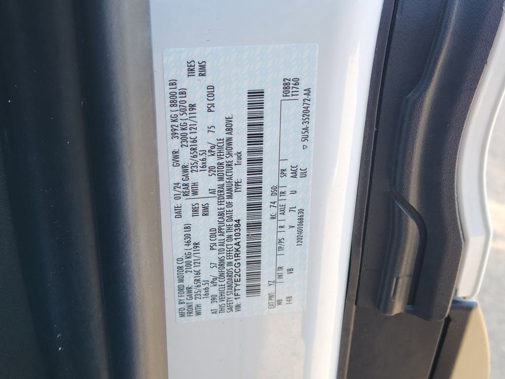 Used 2024 Ford Transit 150 148 Medium Roof AWD w/ Load Area Protection Package image 32