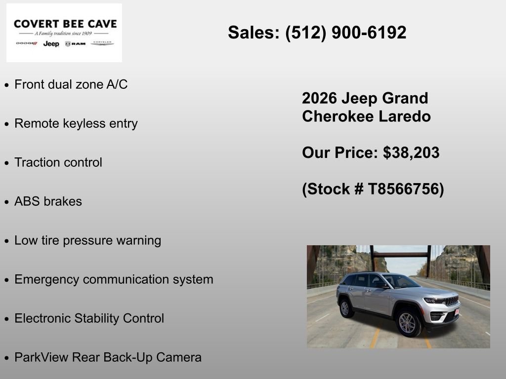 New 2026 Jeep Grand Cherokee Laredo RWD image 6