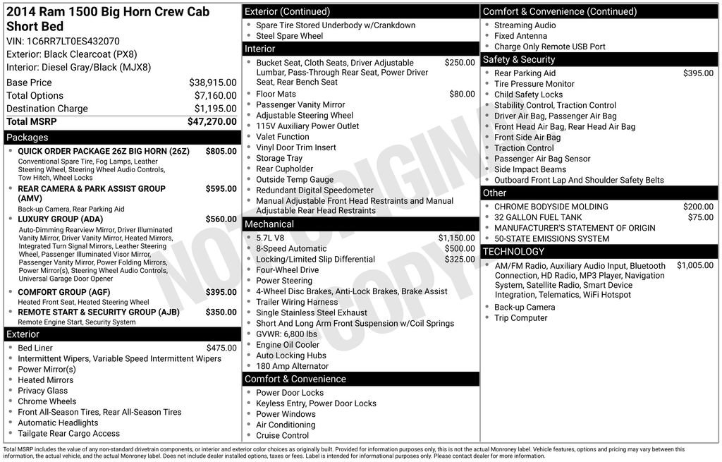 Used 2014 RAM 1500 Big Horn image 28
