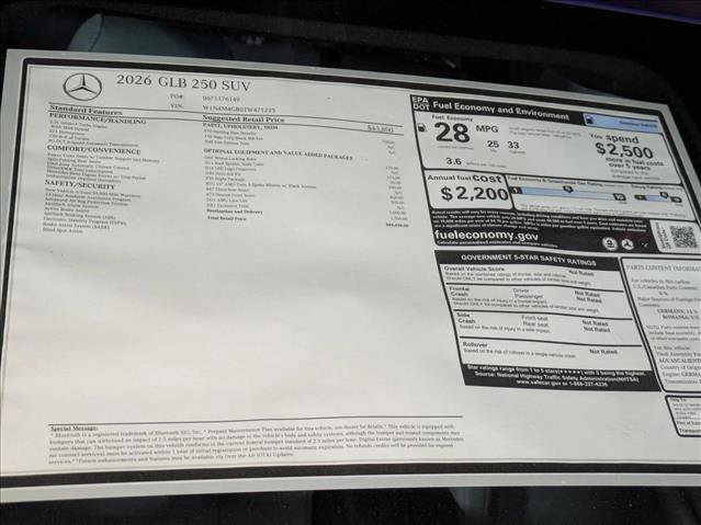 New 2026 Mercedes-Benz GLB 250 image 17