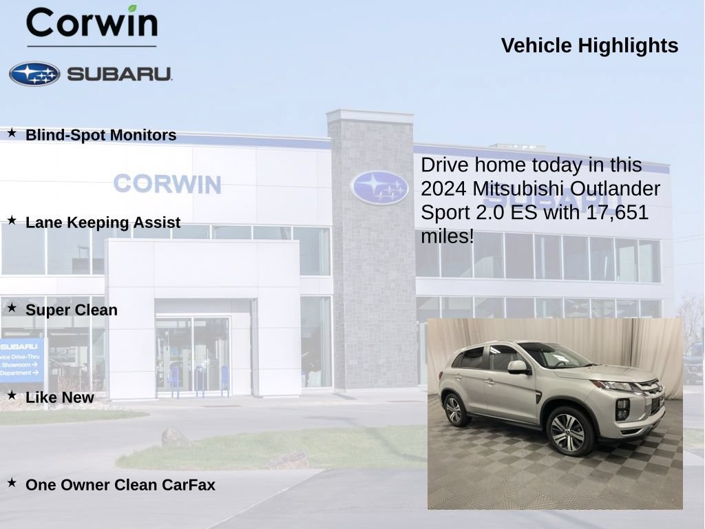 Used 2024 Mitsubishi Outlander Sport ES AWD/4WD image 6