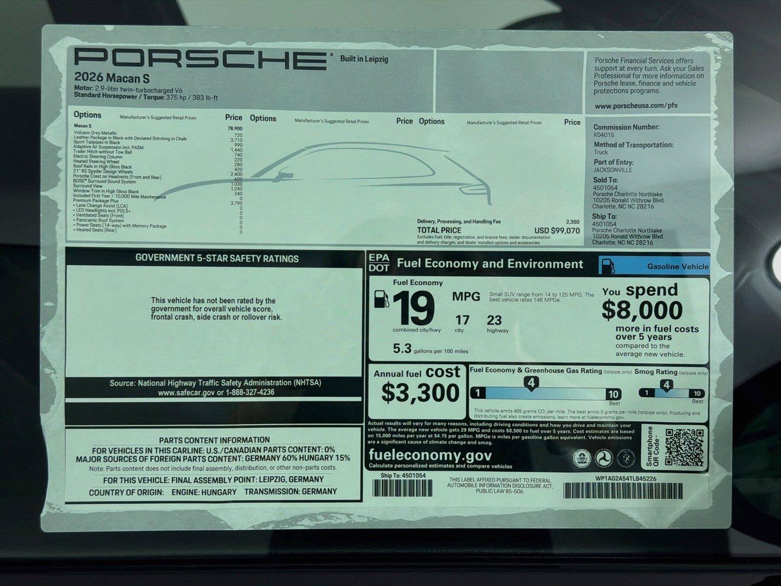 New 2026 Porsche Macan S AWD/4WD image 34