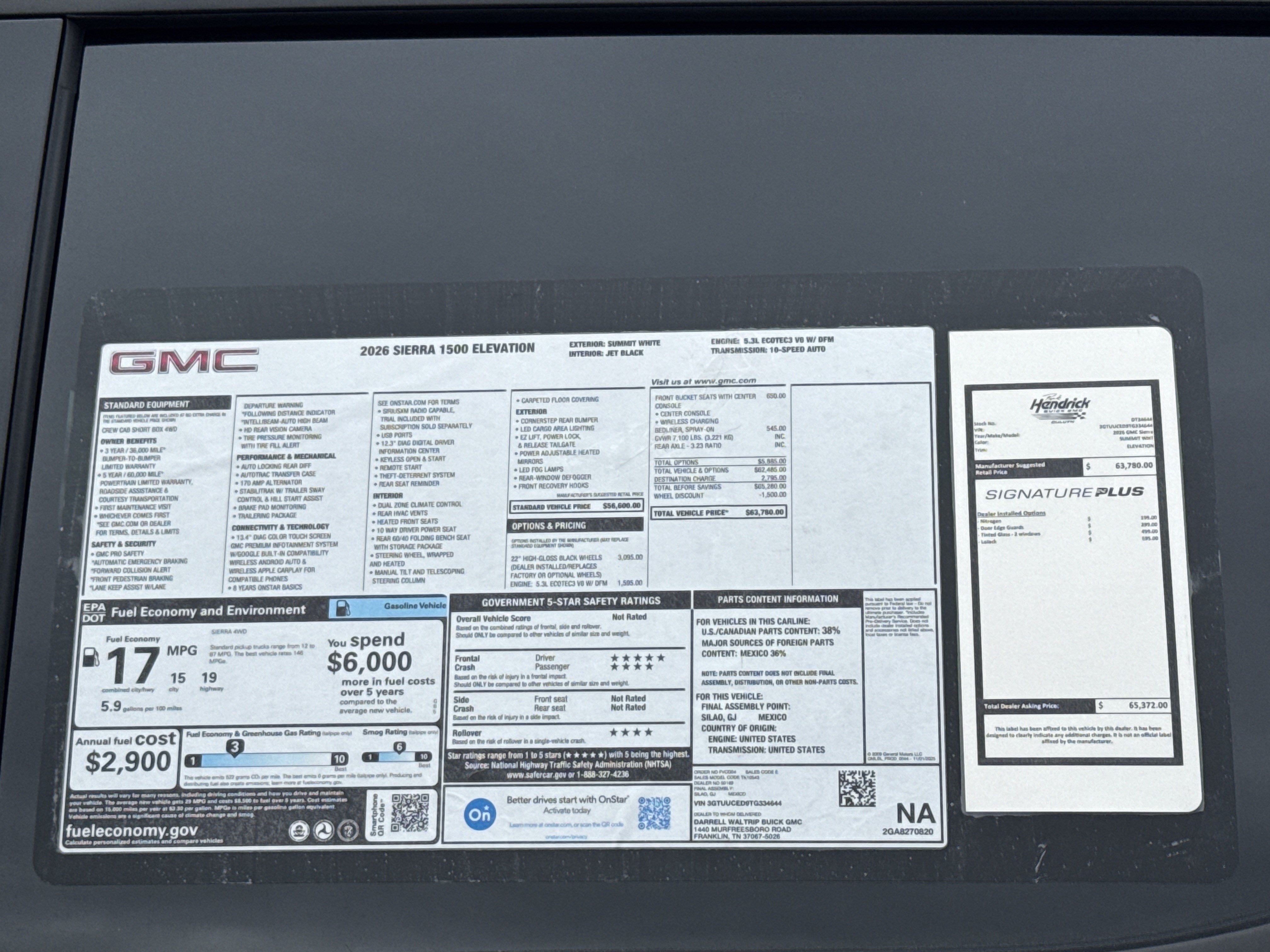 New 2026 GMC Sierra 1500 Elevation AWD/4WD image 35