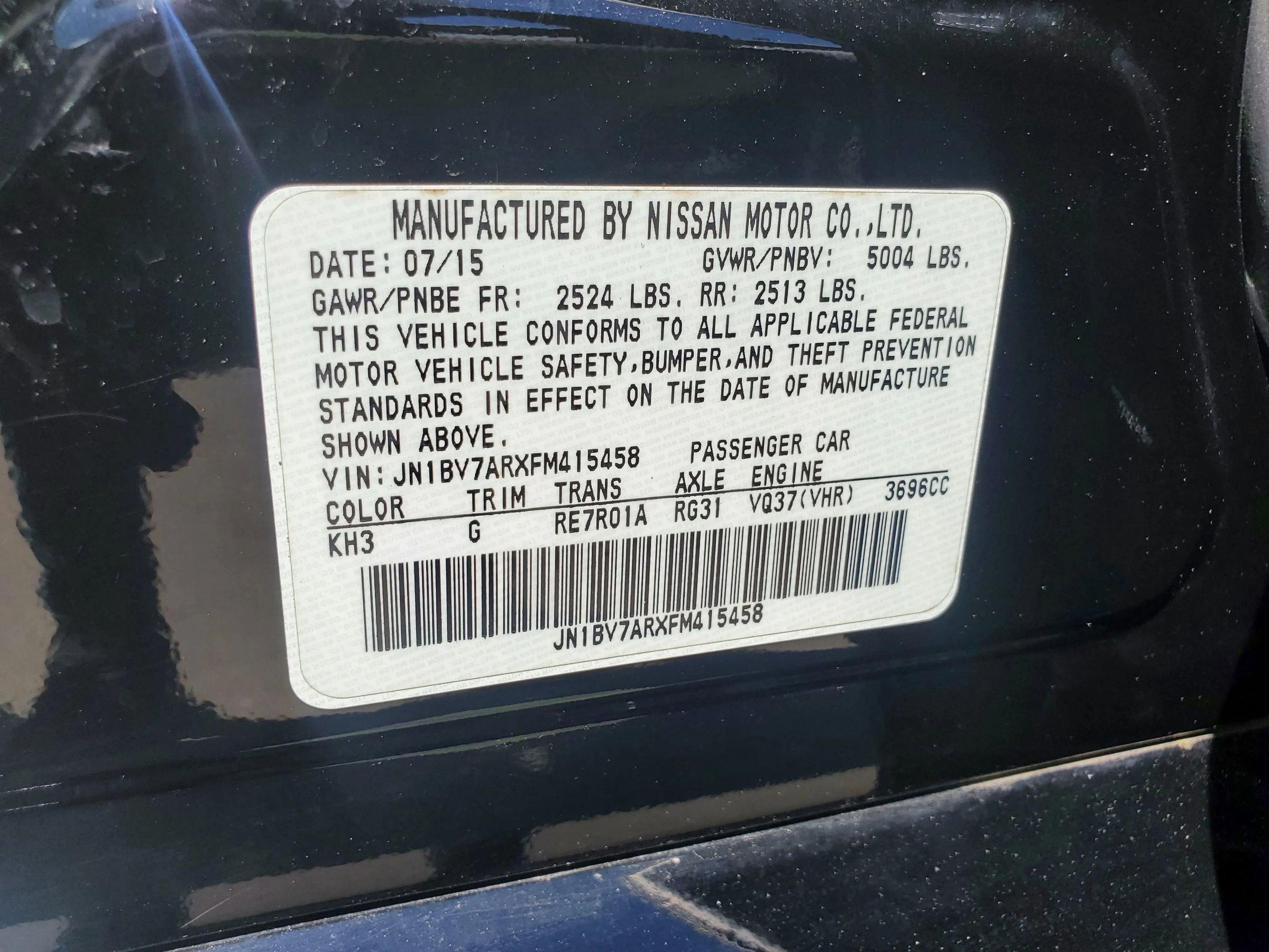 Used 2015 INFINITI Q50 Premium w/ Deluxe Touring Package AWD/4WD image 60
