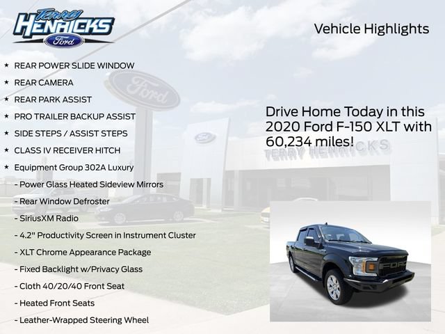 Used 2020 Ford F150 XLT w/ Equipment Group 302A Luxury AWD/4WD image 4