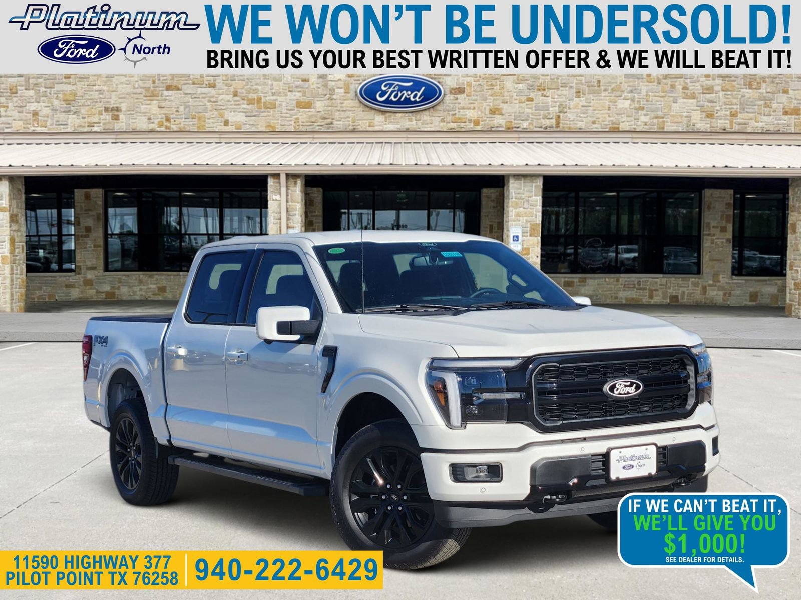 New 2026 Ford F150 Lariat w/ Equipment Group 501A Mid
