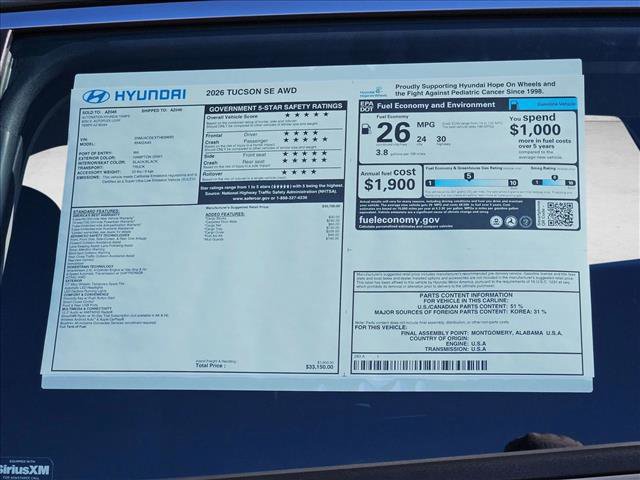 New 2026 Hyundai Tucson SE image 10