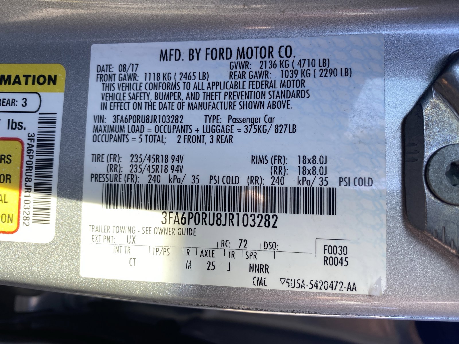 Used 2018 Ford Fusion Titanium image 24