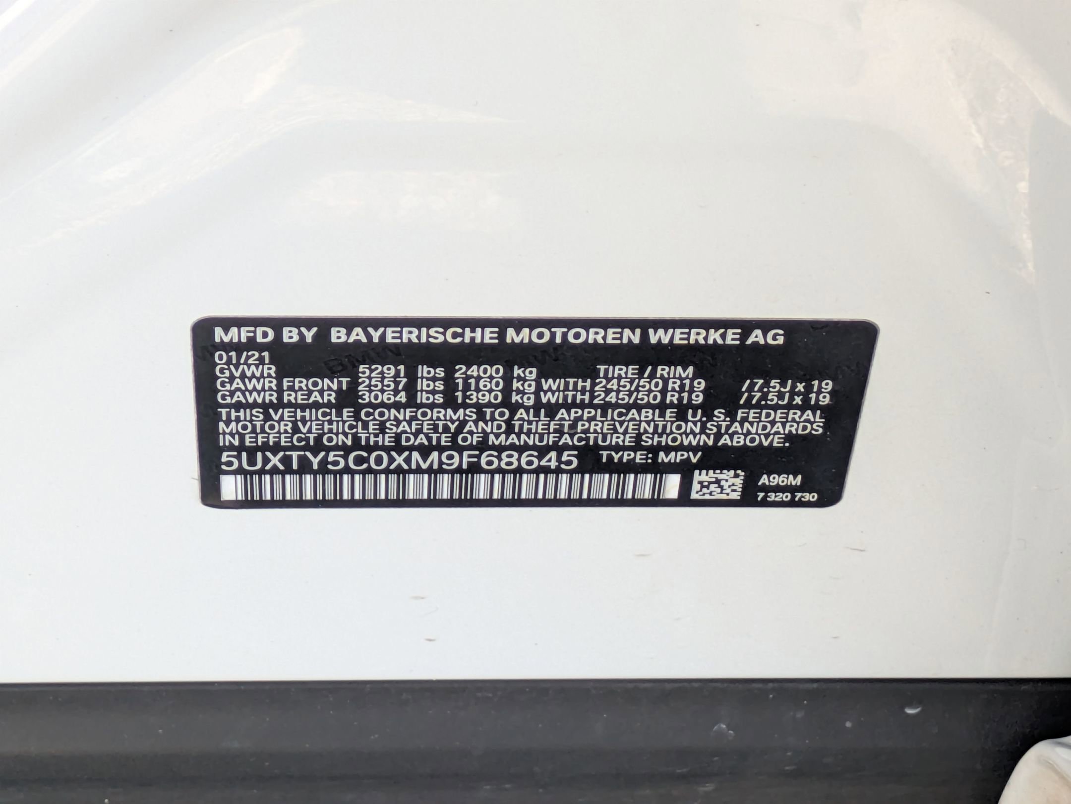 Used 2021 BMW X3 xDrive30i w/ Premium Package image 34