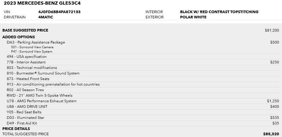 Used 2023 Mercedes-Benz GLE 53 AMG 4MATIC image 4