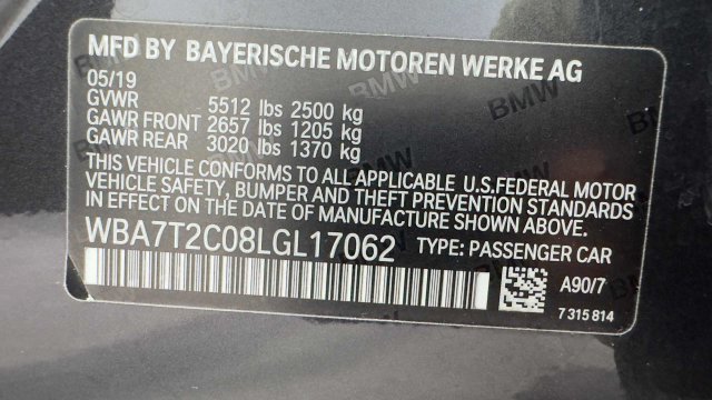 Used 2020 BMW 740i w/ Premium Package RWD image 39
