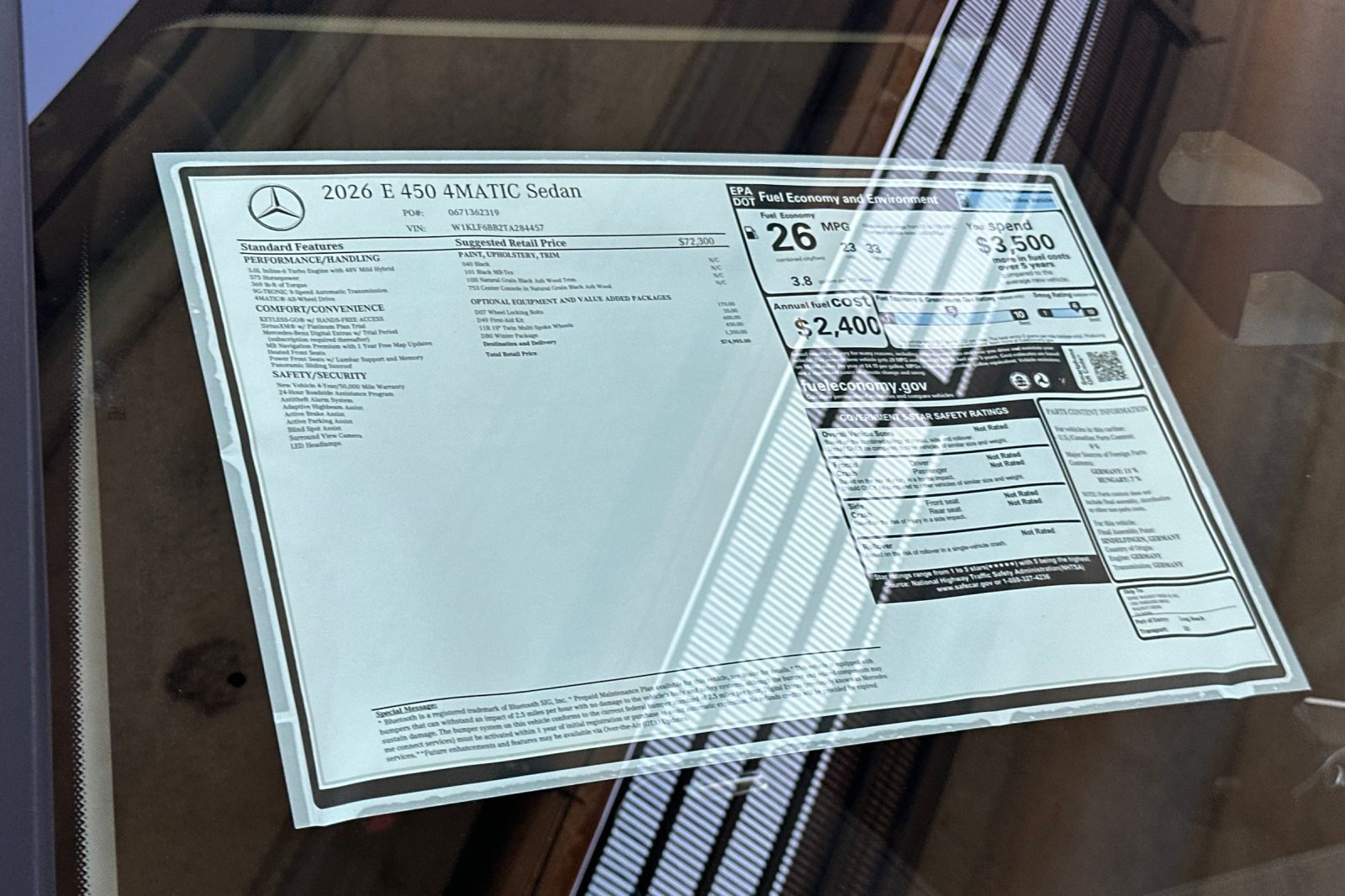 New 2026 Mercedes-Benz E 450 4MATIC Sedan image 29
