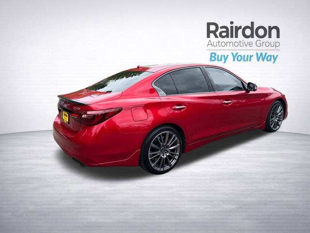 Used 2021 INFINITI Q50 Red Sport 400 w/ Proactive Package AWD/4WD image 7