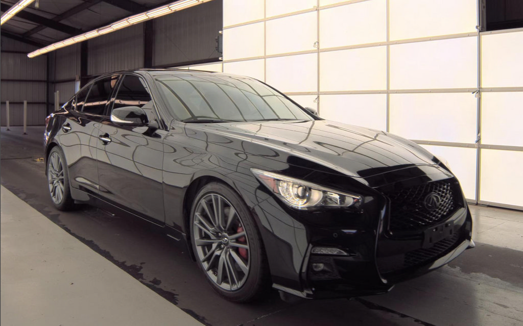 Used 2023 INFINITI Q50 Red Sport 400 w/ Black Opal Edition RWD image 4