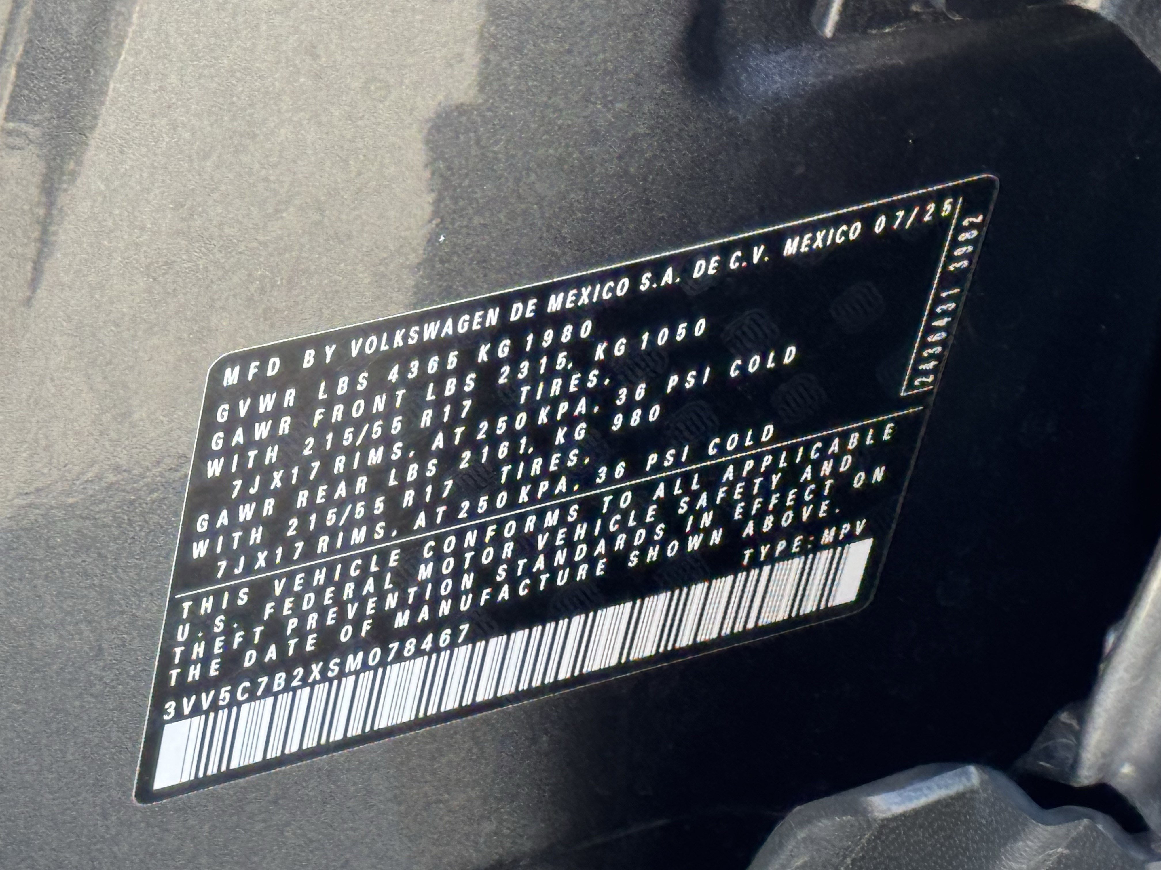 Used 2025 Volkswagen Taos S FWD image 34