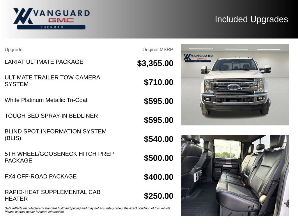 Used 2019 Ford F450 Lariat w/ Lariat Ultimate Package image 9