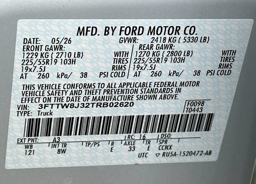 New 2026 Ford Maverick XLT w/ Equipment Group 301A AWD/4WD image 43