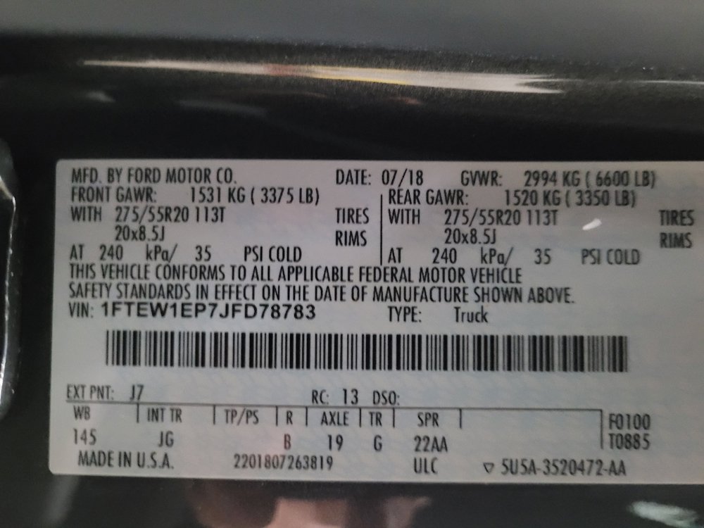 Used 2018 Ford F150 XL w/ Equipment Group 101A Mid AWD/4WD image 33
