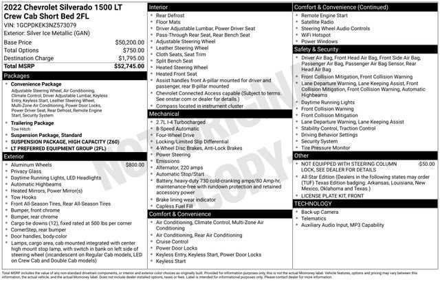Used 2022 Chevrolet Silverado 1500 LT AWD/4WD image 5