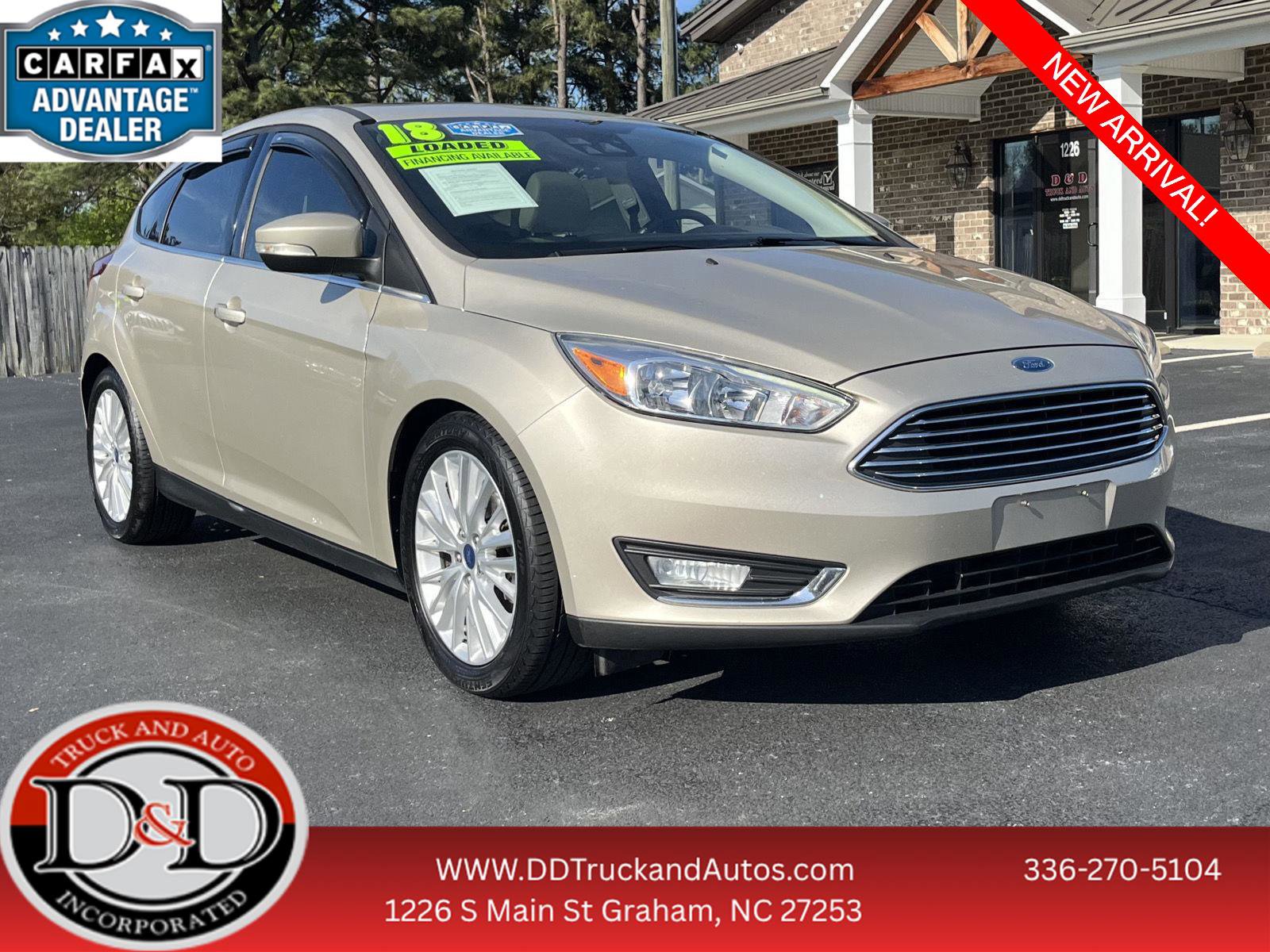 Used 2018 Ford Focus Titanium w/ Titanium Technology Package