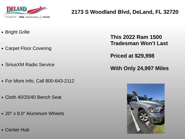 Used 2022 RAM 1500 Tradesman w/ Tradesman SXT Package AWD/4WD image 14