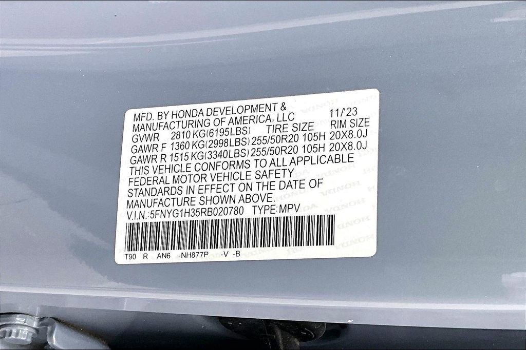 Certified 2024 Honda Pilot Sport image 14