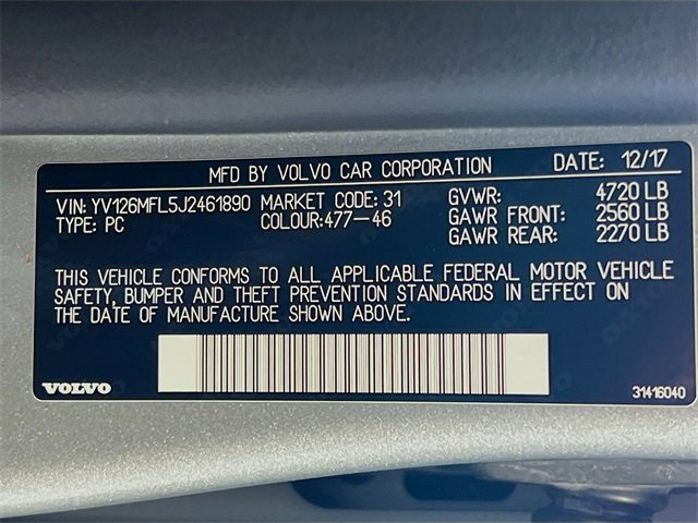 Used 2018 Volvo S60 T5 Dynamic w/ Vision Package image 32