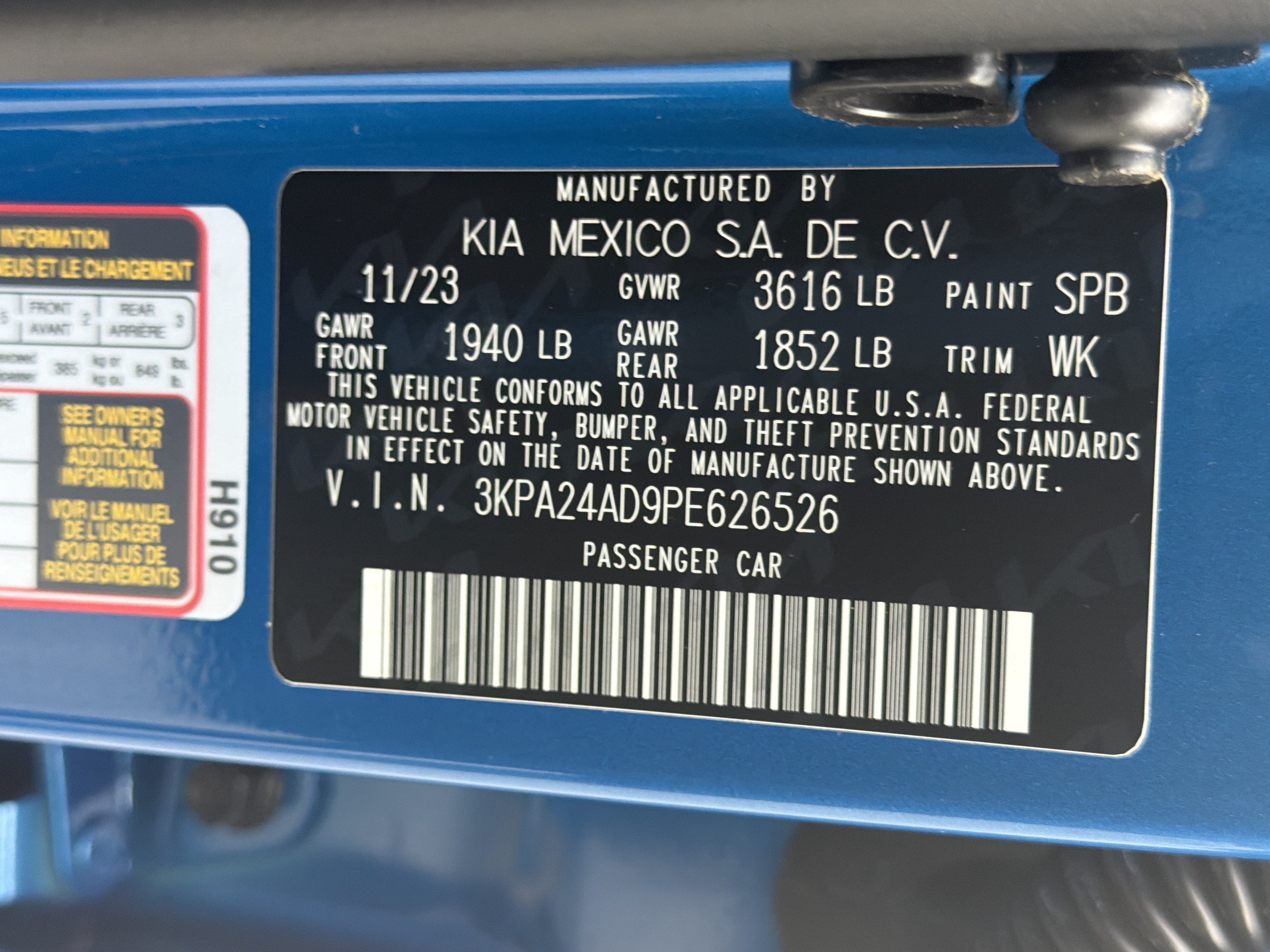 Used 2023 Kia Rio S FWD image 38