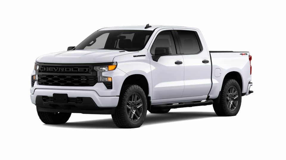 New 2026 Chevrolet Silverado 1500 Custom w/ Turbomax Blackout Package AWD/4WD image 25