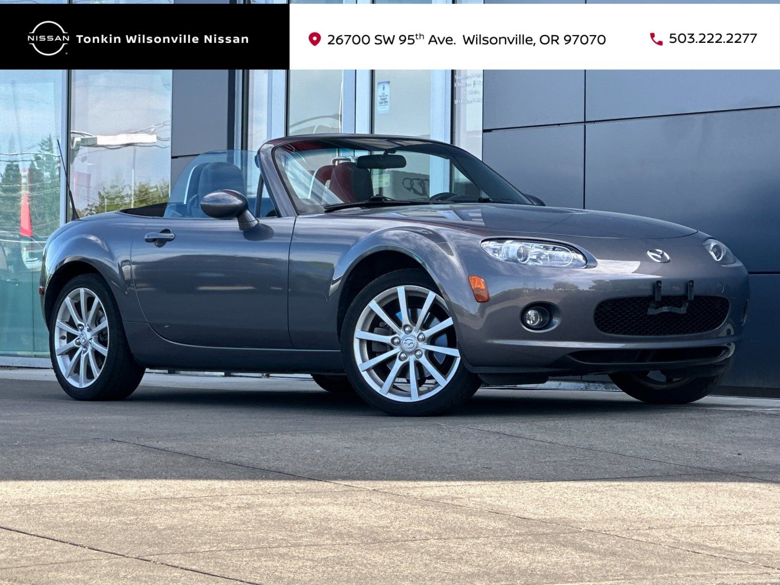 Used 2008 MAZDA MX-5 Miata Grand Touring w/ Premium Pkg RWD image 1