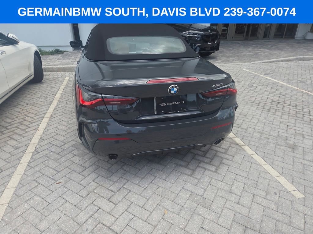 Certified 2024 BMW 430i Convertible w/ M Sport Package RWD image 5