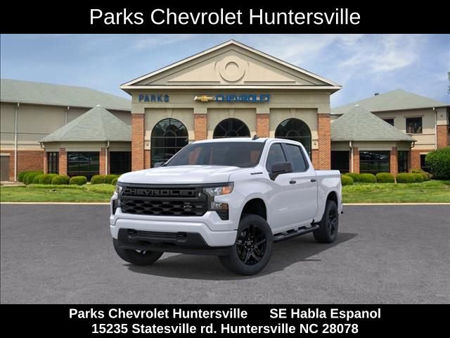 New 2026 Chevrolet Silverado 1500 Custom w/ Turbomax Blackout Package RWD image 1