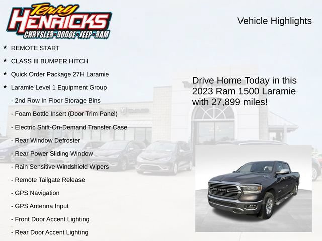 Used 2023 RAM 1500 Laramie AWD/4WD image 4