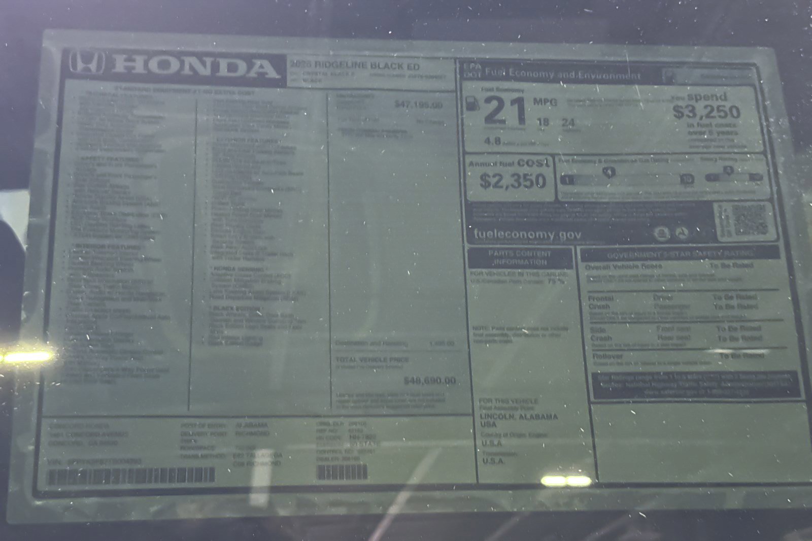 New 2026 Honda Ridgeline Black Edition image 33