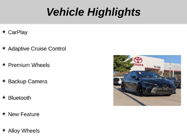 Certified 2026 Toyota Camry SE FWD image 5