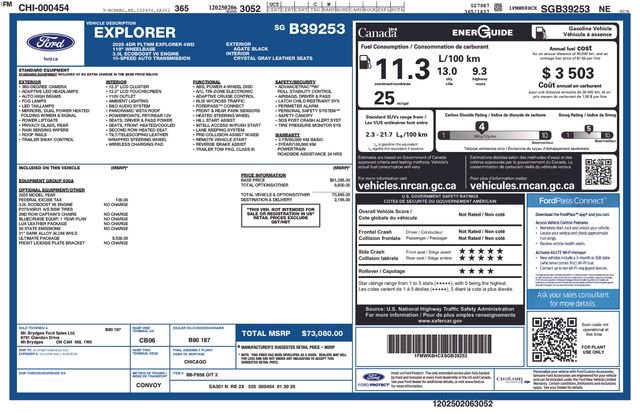 Used 2025 Ford Explorer Platinum w/ Ultimate Package image 26