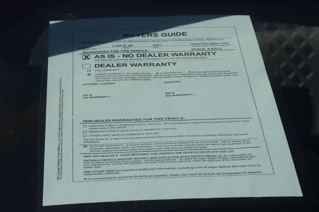 Used 2021 Ford F450 XL w/ Power Equipment Group RWD image 48