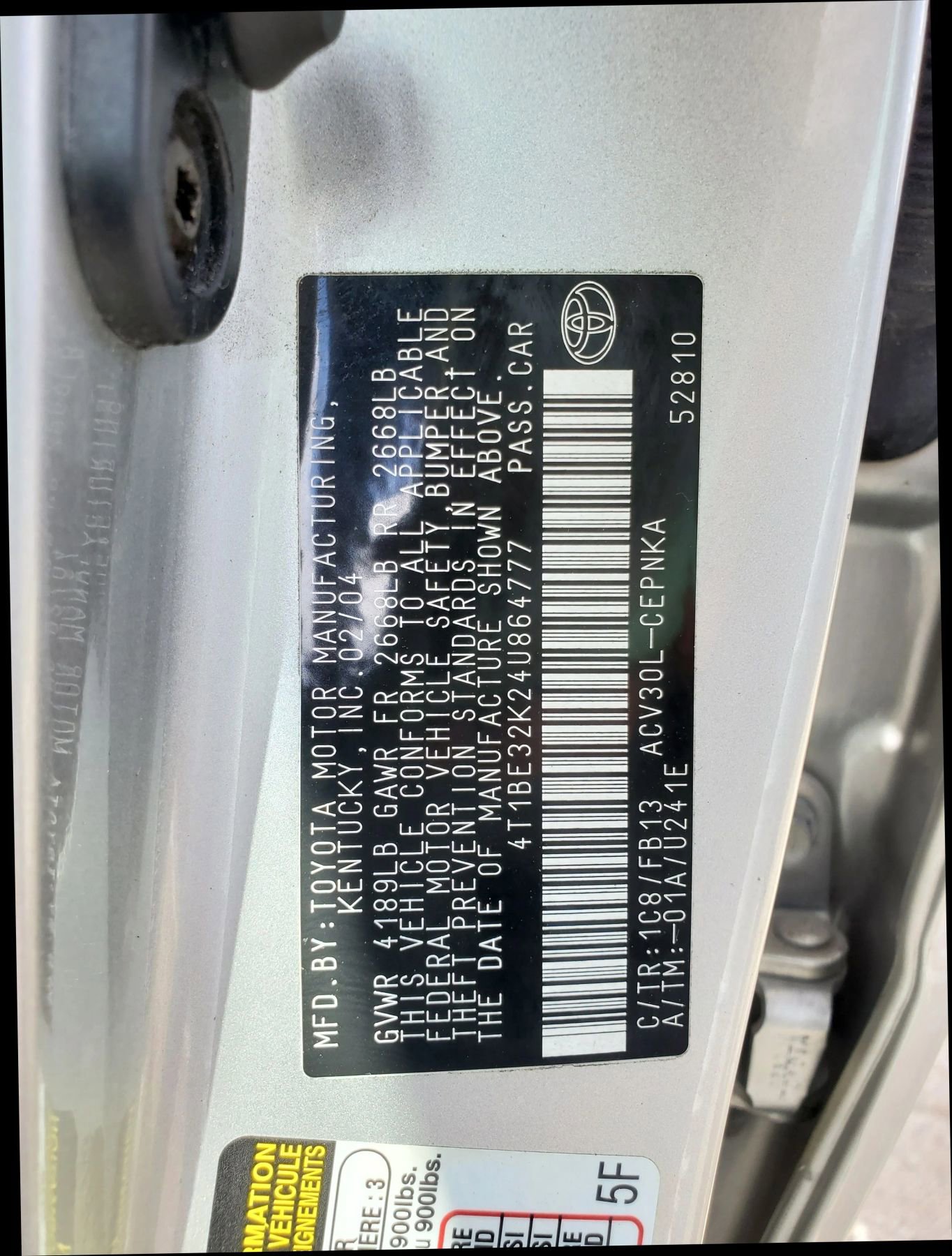 Used 2004 Toyota Camry LE image 53