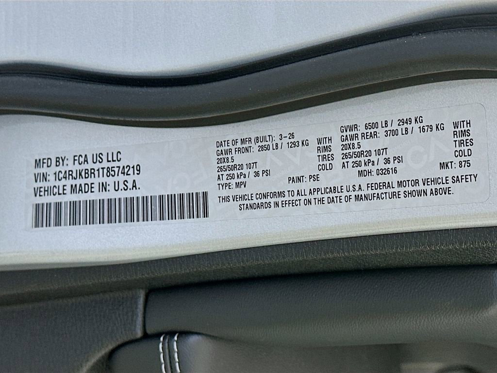 New 2026 Jeep Grand Cherokee L Limited AWD/4WD image 19