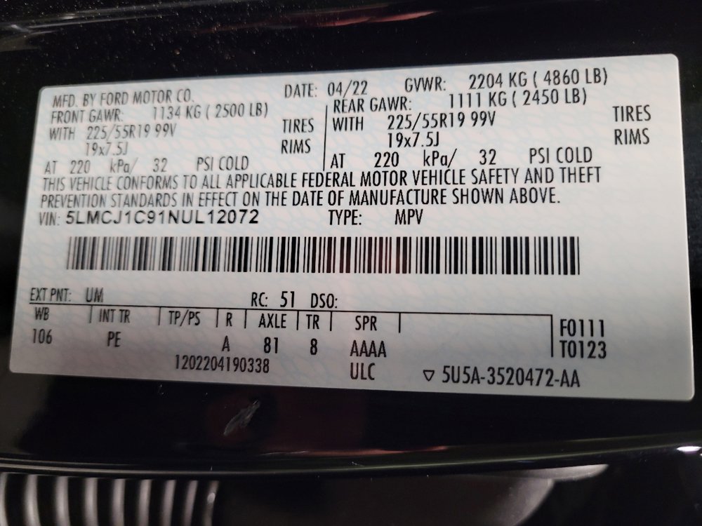 Used 2022 Lincoln Corsair FWD w/ Premium Package image 33