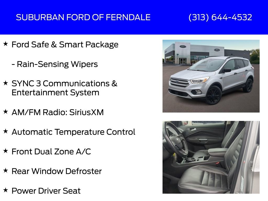 Used 2018 Ford Escape SEL w/ Ford Safe & Smart Package image 9