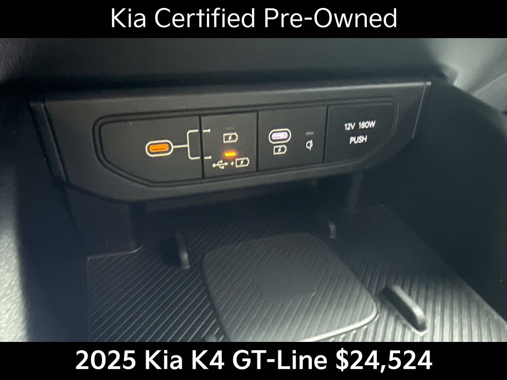 Certified 2025 Kia K4 GT-Line w/ GT-Line Sunroof Package FWD image 30