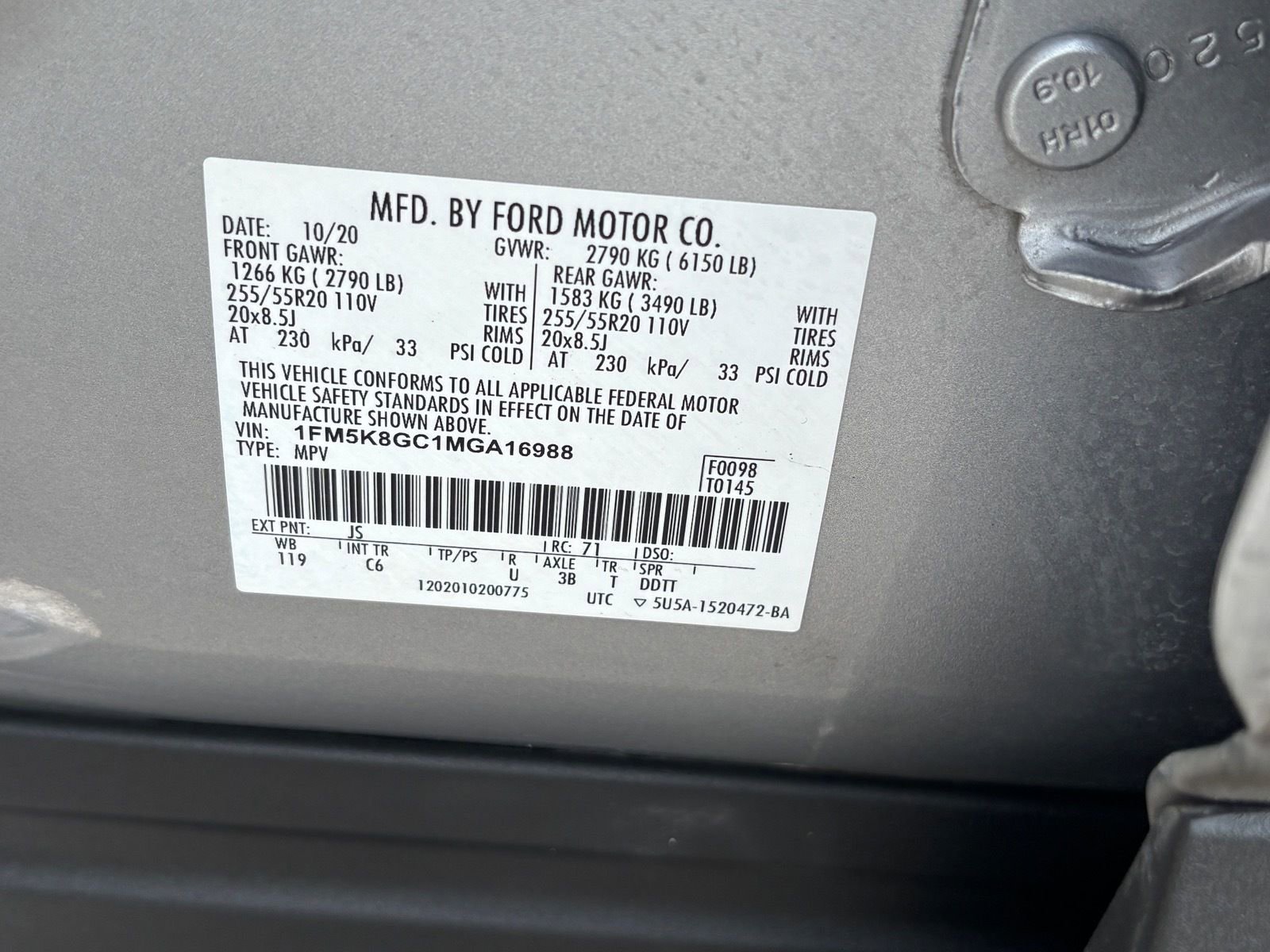 Used 2021 Ford Explorer ST w/ Equipment Group 401A AWD/4WD image 34