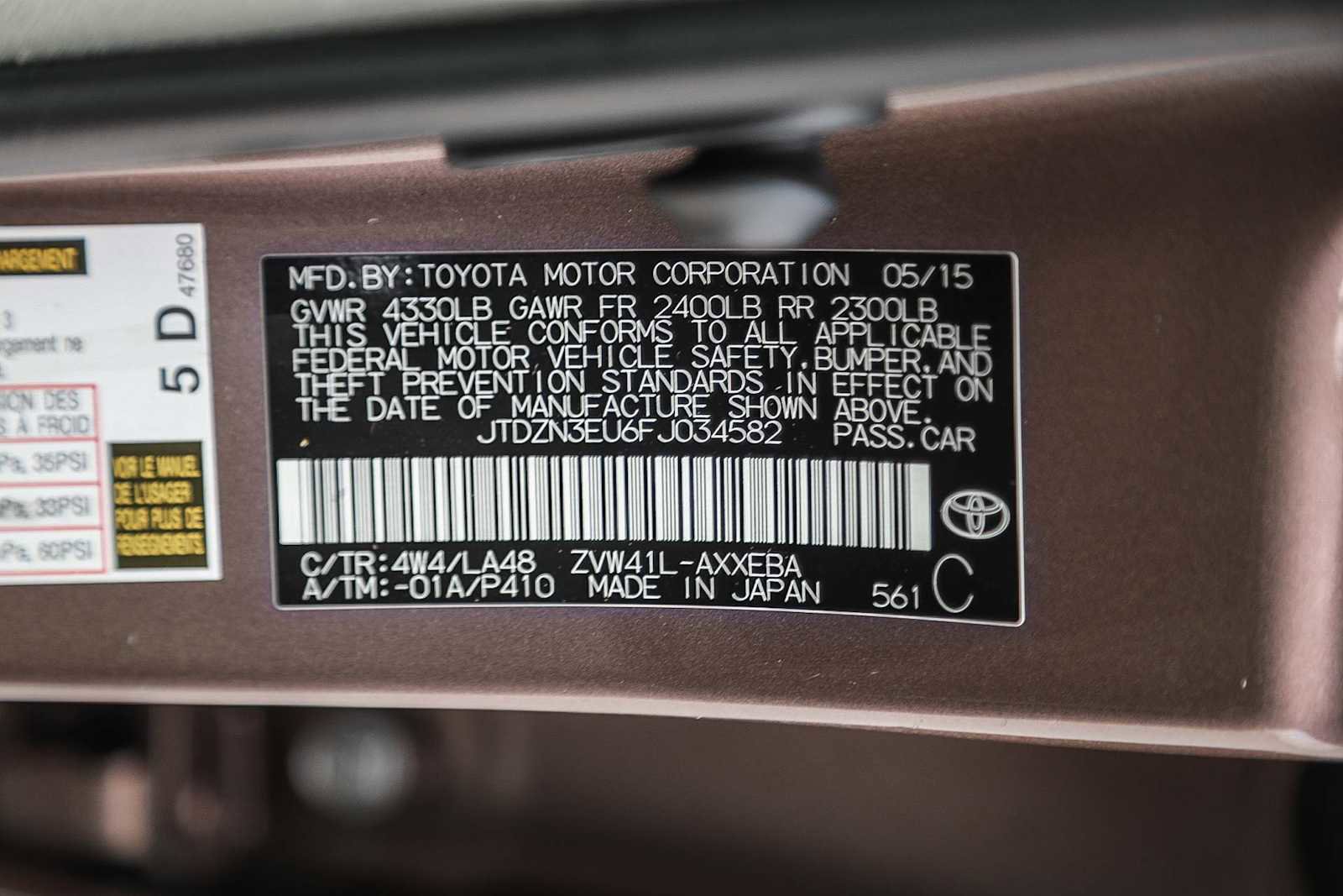 Used 2015 Toyota Prius V Four FWD image 27