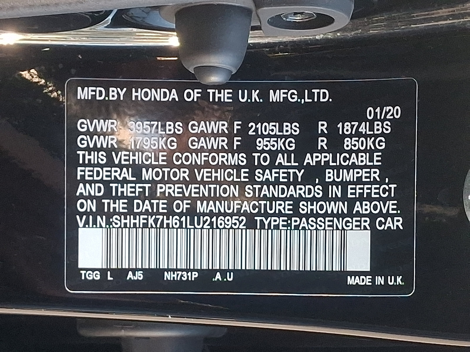 Used 2020 Honda Civic EX image 28
