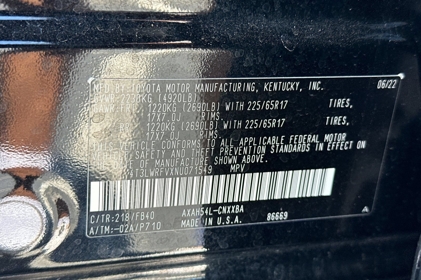 Certified 2022 Toyota RAV4 LE AWD/4WD image 56