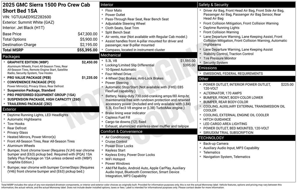 New 2025 GMC Sierra 1500 Pro w/ Graphite Edition image 27