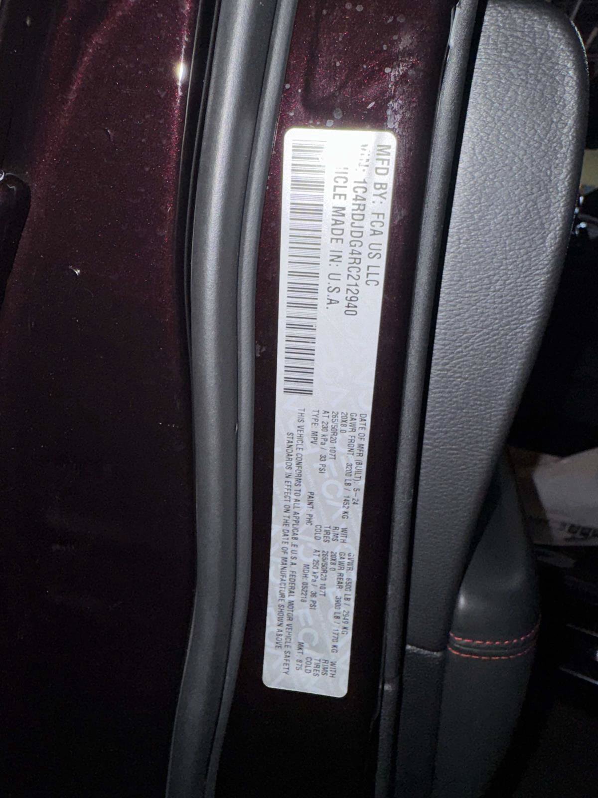 Used 2024 Dodge Durango GT AWD/4WD image 34