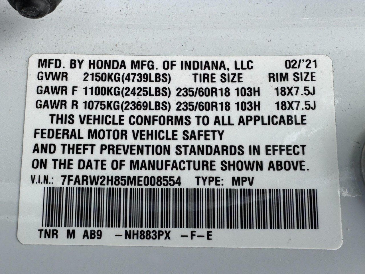 Used 2021 Honda CR-V EX-L image 25