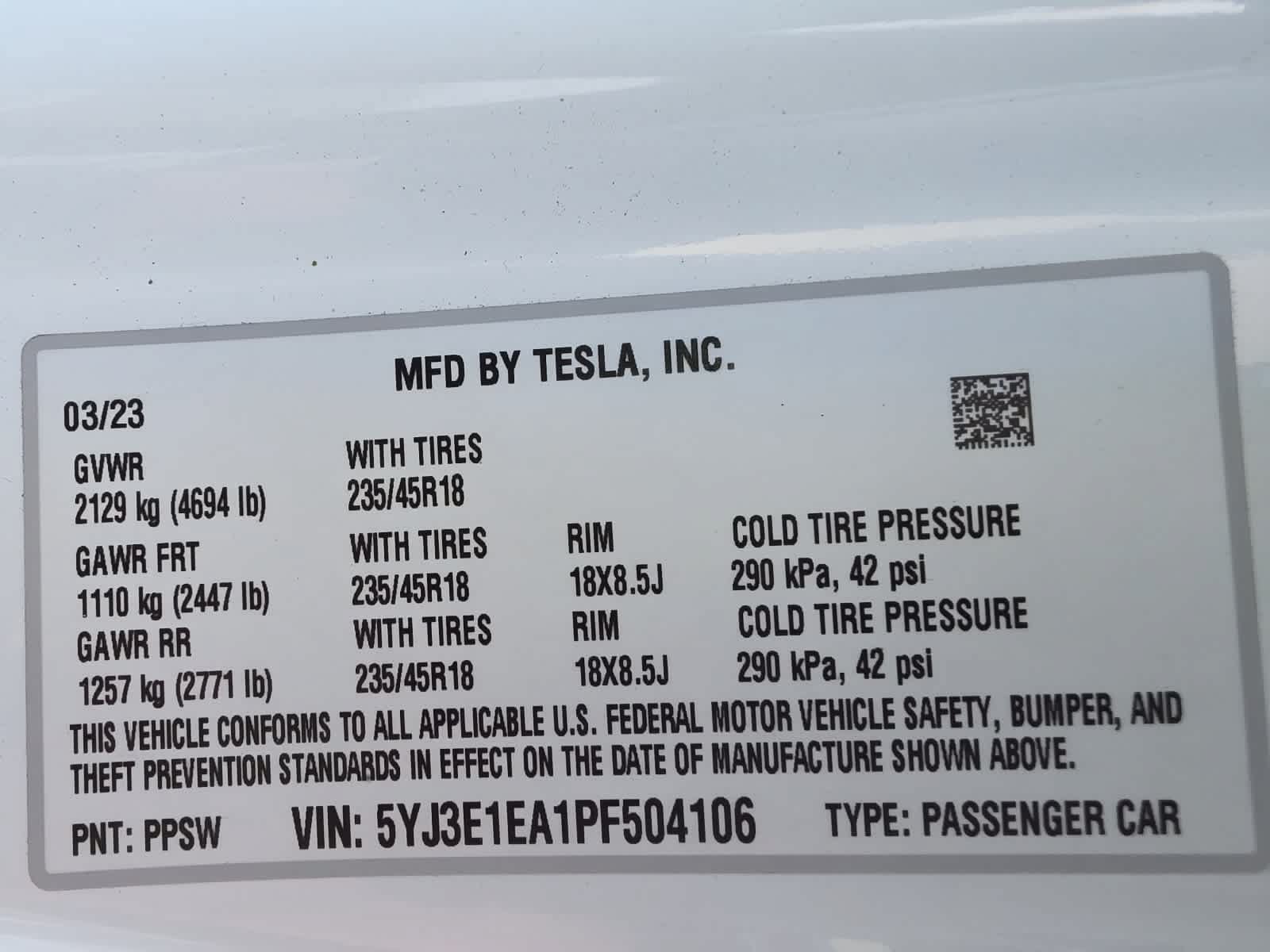 Used 2023 Tesla Model 3 Standard Range RWD image 31